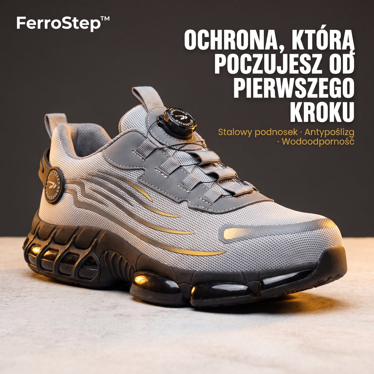 Męskie buty ochronne do pracy FerroStep™
