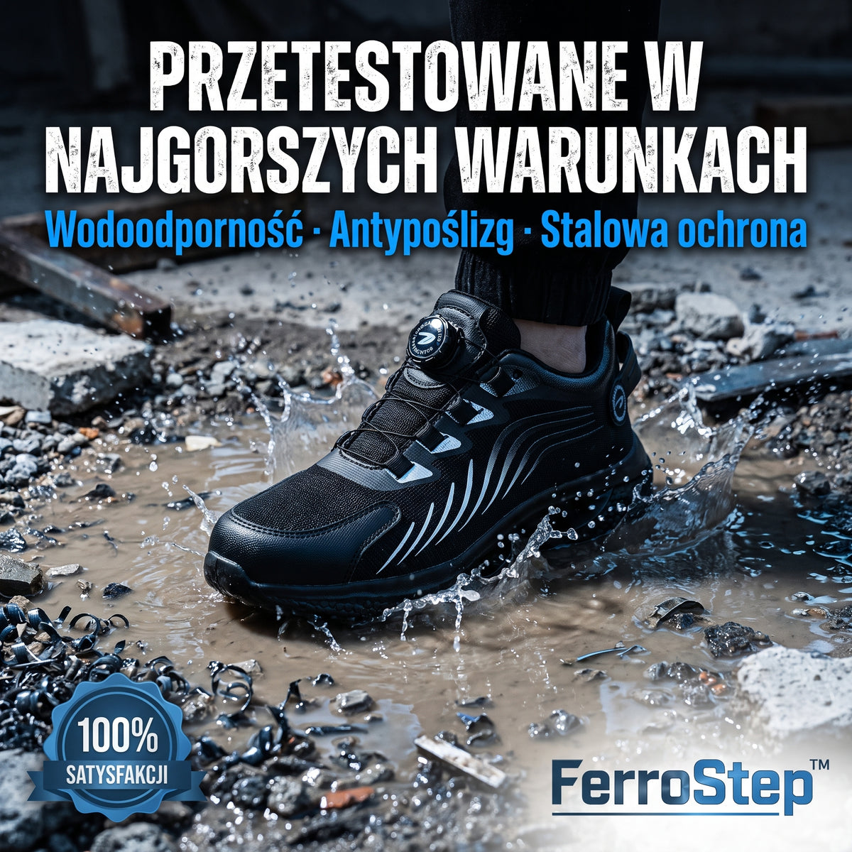Męskie buty ochronne do pracy FerroStep™